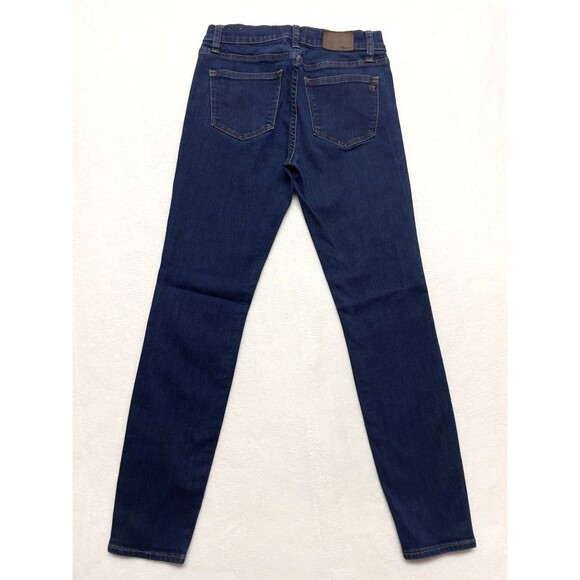 Madewell Skinny Skinny Women's Mid Rise Stretch Blue Jeans Size 26 - Picture 4 of 14